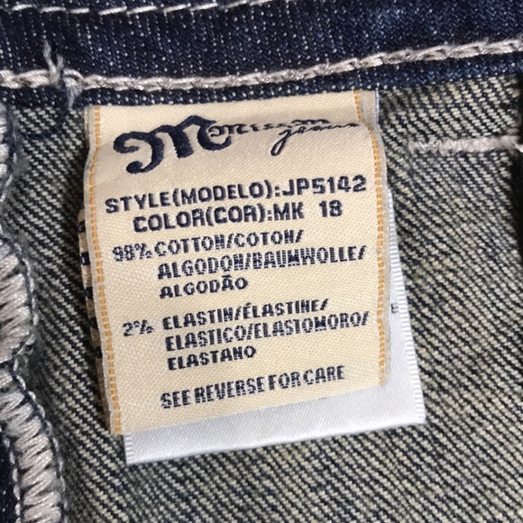 ๐ Miss Me Cross Wing Distressed Denim Jean - Picture 7 of 15